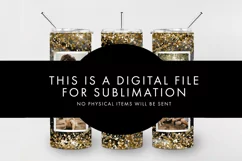 Black And Gold Photoframe Tumbler Sublimation PNG Product Image 4