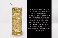 Golden Cheetah Glitter Tumbler Sublimation PNG Product Image 4