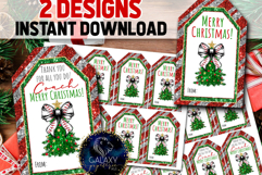 Baseball Christmas Favor Tag, Coach and Team Appreciation Product Image 1