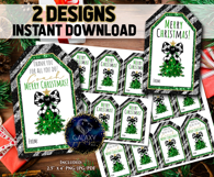 Soccer Christmas Favor Tag, Coach and Team Appreciation Product Image 2