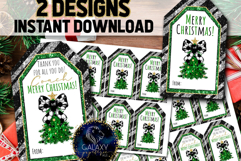 Soccer Christmas Favor Tag, Coach and Team Appreciation Product Image 1