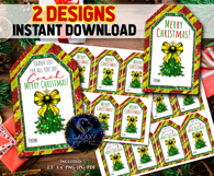 Softball Christmas Favor Tag, Coach and Team Appreciation Product Image 2