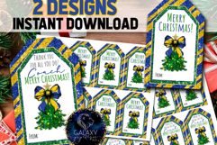 Volleyball Christmas Favor Tag, Coach and Team Appreciation Product Image 1