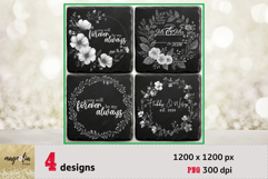 BOHO wedding| MR &amp; Mrs slate coaster engraving Product Image 1