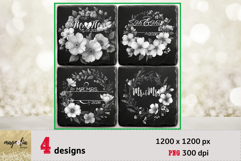 BOHO wedding| MR &amp; Mrs slate coaster engraving Product Image 1