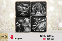 America 250 anniversary slate coaster 4th of July engrave Product Image 1
