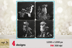 Australian Shepherd Laser Engrave PNG Bundle Product Image 1