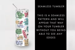 20oz Bible Verse Affirmations Skinny Tumbler SVG PNG Product Image 2