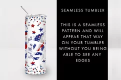 God Bless The USA 4th July Tumbler Sublimation Product Image 2