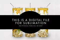 Bee Kind Honeycomb Bee Tumbler Sublimation PNG Product Image 4