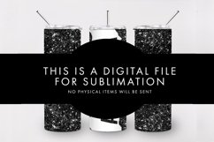 Black Leopard Glitter Name Tumbler Sublimation PNG Product Image 3
