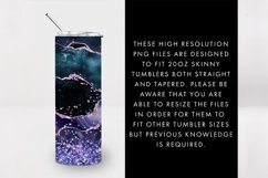 Purple Agate Glitter Tumbler Sublimation PNG Product Image 3