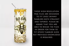 Bee Kind Honeycomb Bee Tumbler Sublimation PNG Product Image 3