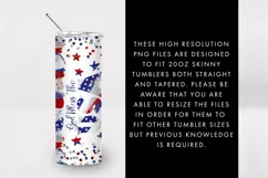 God Bless The USA 4th July Tumbler Sublimation Product Image 4
