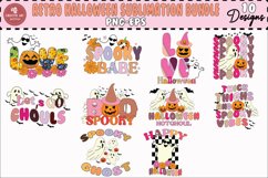 Retro Halloween Sublimation Bundle Product Image 1
