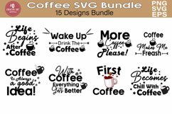Coffee Quotes SVG Sublimation Bundle - Coffee Quotes SVG Product Image 1