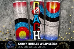 Archery Coach Tumbler Sublimation, Archery Mom Tumbler Product Image 4