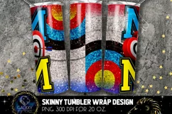 Archery Coach Tumbler Sublimation, Archery Mom Tumbler Product Image 3