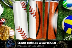 Baseball & Basketball Tumbler, Baseball Basketball Product Image 2