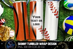 Baseball & Basketball Tumbler, Baseball Basketball Product Image 1