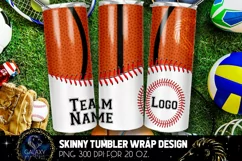 Baseball & Basketball Tumbler, Baseball Basketball Product Image 1