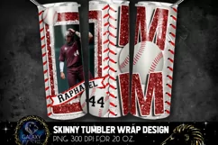 Add Photo Maroon Baseball Mom Tumbler Design, Baseball Mom Product Image 1