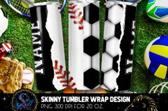 Baseball &amp; Soccer Tumbler, Baseball Soccer Tumbler Product Image 2