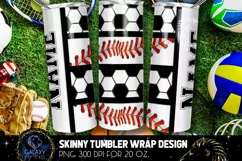 Baseball & Soccer Tumbler, Baseball Soccer Tumbler Product Image 2