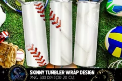 Baseball & Volleyball Tumbler, Baseball Volleyball Tumbler Product Image 2