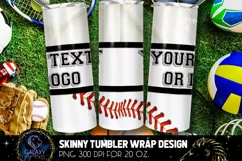 Baseball & Volleyball Tumbler, Baseball Volleyball Tumbler Product Image 2