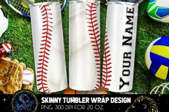 Baseball & Volleyball Tumbler, Baseball Volleyball Tumbler Product Image 1