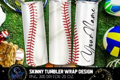 Baseball & Volleyball Tumbler, Baseball Volleyball Tumbler Product Image 3