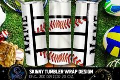 Baseball & Volleyball Tumbler, Baseball Volleyball Tumbler Product Image 2