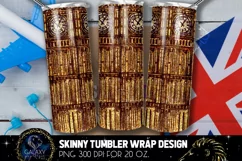 Big ben Tumbler Sublimation Design, Big Ben London Tumbler Product Image 1