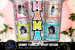 Mama Bright Doodle Tumbler Sublimation, Dalmatian Dots mama Product Image 1