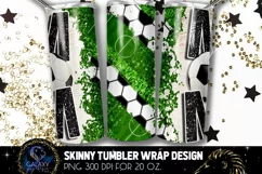 Black Soccer Mom Tumbler Design, Soccer Mom Sublimation Product Image 2