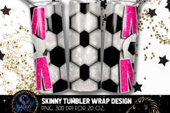Pink Soccer Mom Tumbler Design, Soccer Mom Sublimation Product Image 2