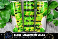 Gnome St Patricks Day 20 Oz. Skinny Tumbler Sublimation Product Image 2