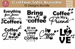 Coffee Quotes SVG Sublimation Bundle - Coffee Quotes SVG Product Image 2