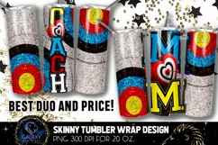 Archery Coach Tumbler Sublimation, Archery Mom Tumbler Product Image 1