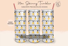 Christmas Garland Lights 20oz Tumbler Sublimation Product Image 2