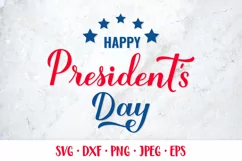 Happy Presidents Day. American holiday. Patriotic design SVG Product Image 1