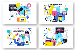 10 World Press Freedom Day Illustration Product Image 2