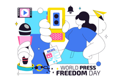 10 World Press Freedom Day Illustration Product Image 4