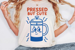 Retro Coffee Line Art Clipart, Funny Puns SVG | PNG | EPS Product Image 3