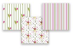 Floral Patterns, Floral Digital Paper Product Image 4