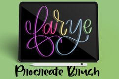 Shadowed Marker Lettering - Procreate Brush Product Image 1