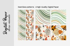 Boho digital paper Seamless backgrounds Product Image 2