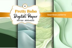 Boho digital paper Seamless backgrounds Product Image 23
