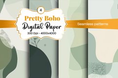 Boho digital paper Seamless backgrounds Product Image 24